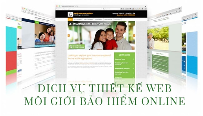 Dịch vụ thiết kế website bảo hiểm tại Web4s